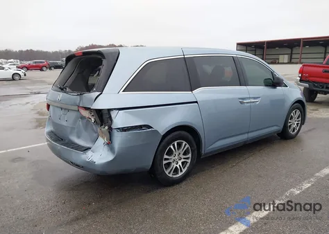 2011 Honda Odyssey Ex-L z USA, uszkodzony, nr VIN 5FNRL5H63BB081245